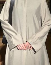 bej volanlı tensel abaya 5