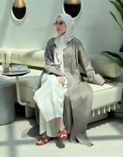 vizon %100 keten abaya 10