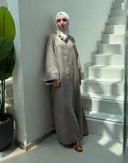 vizon %100 keten abaya 6