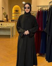 siyah nida su yolu abaya