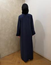 lacivert tensel mevsimlik abaya 3