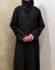 siyah tensel mevsimlik abaya 3