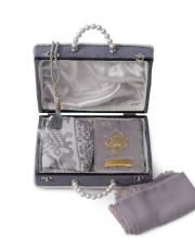 gri isme özel çeyiz seti