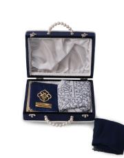 lacivert isme özel çeyiz seti