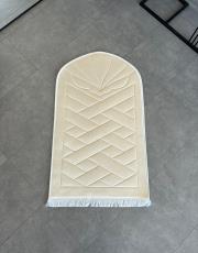 kırık beyaz ortopedik diz ağırtmayan  lüks seccade 3