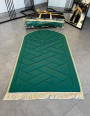 koyu yeşil ortopedik diz ağırtmayan  lüks seccade 2