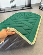 koyu yeşil ortopedik diz ağırtmayan  lüks seccade 3