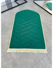 koyu yeşil ortopedik diz ağırtmayan  lüks seccade 6