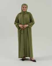 haki şallı namaz elbisesi 3