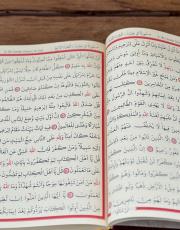 taş isme özel ahşap muhafazalı kadife kaplı lüks kuran ( orta boy ) 3