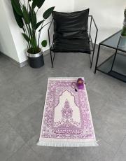 mürdüm nakış işlemeli silindir keseli seccade 5