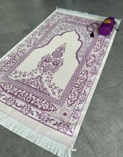 mürdüm nakış işlemeli silindir keseli seccade 6