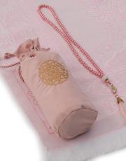 pudra nakış işlemeli silindir keseli seccade