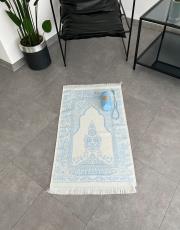 bebe mavisi nakış işlemeli silindir keseli seccade 3