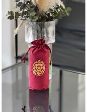 bordo nakış işlemeli silindir keseli seccade 2