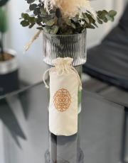 ekru nakış işlemeli silindir keseli seccade 4