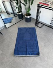 lacivert deri astarlı peluş lüks seccade 2