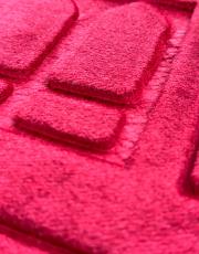 bordo deri astarlı peluş lüks seccade 2 5