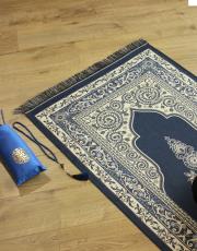 saks baskılı silindir çantalı  seccade 2