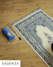 saks baskılı silindir çantalı  seccade 3