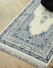 saks baskılı silindir çantalı  seccade 4