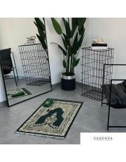 yeşil baskılı silindir çantalı  seccade 5