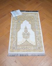 bebe mavisi baskılı dikdörtgen çantalı  seccade