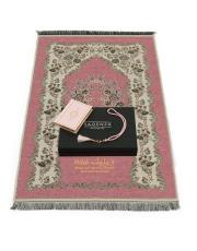 pudra isme özel şönil seccade seti  nilüfer